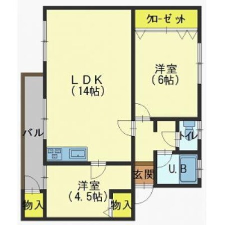 厚峰マンションの物件間取画像